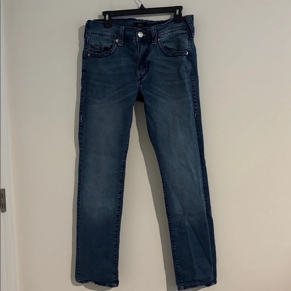 True Religion Size 33 Men’s RICKY STRAIGHT JEAN Blue Denim Jeans